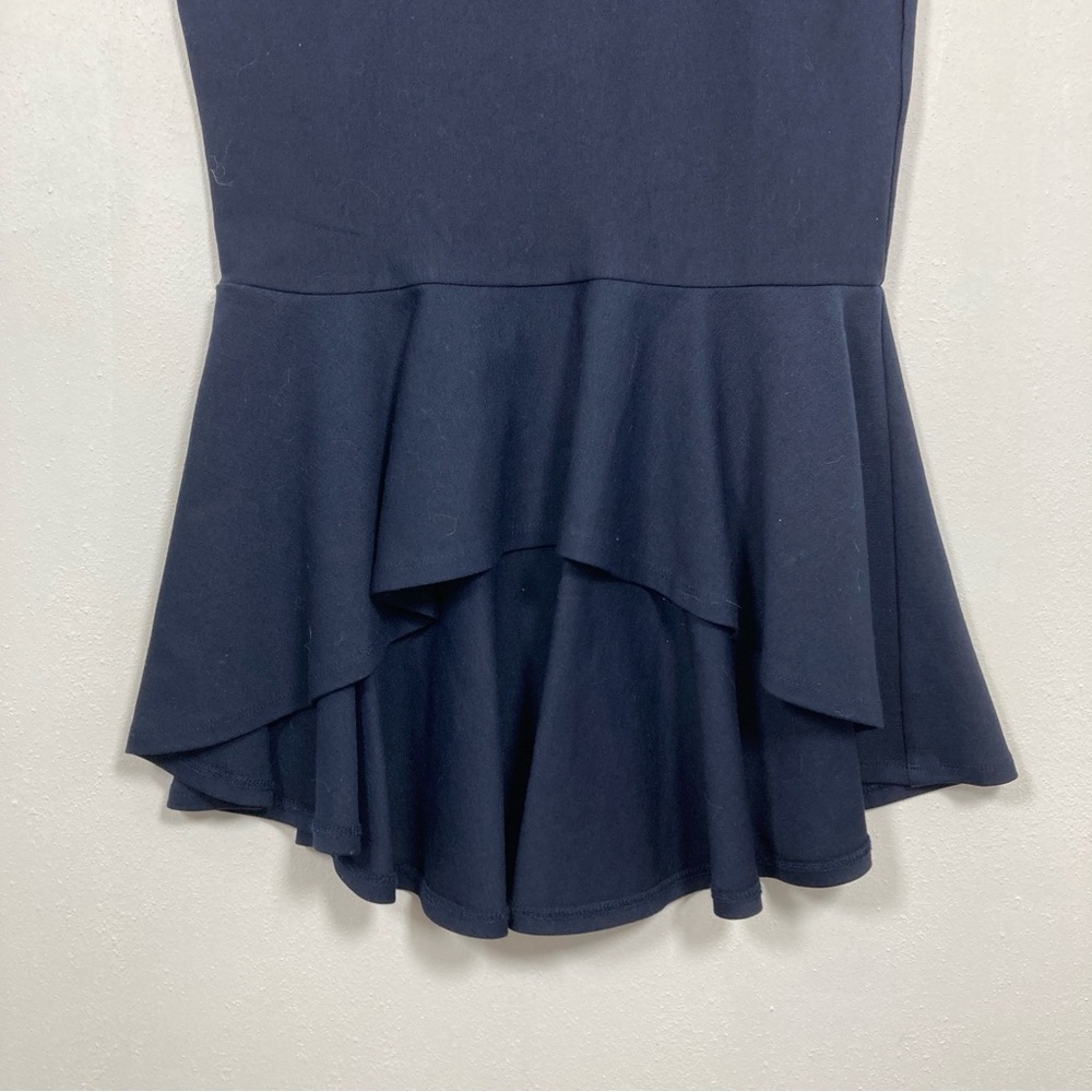 Lulus How Much I Care Off-The-Shoulder Midi Dress Basic Sleeved Blue XS - Picture 5 of 16